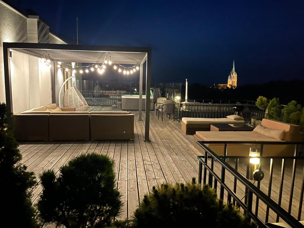 Sea View Penthouse Terrace Palanga Old Town Lejlighed Eksteriør billede